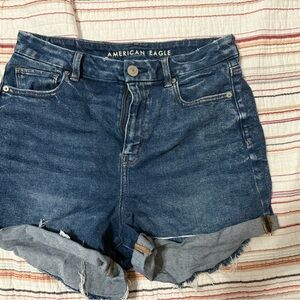 American Eagle Outfitters Women's Blue Denim Shorts